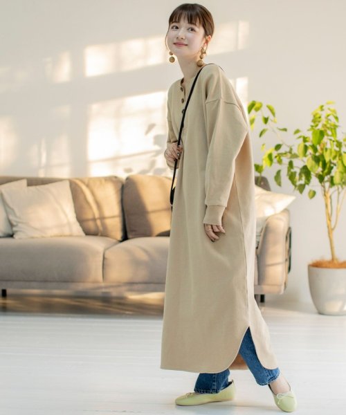 セール Web限定カラー オーガニックusaコットン裏毛ワンピース ロングワンピース マキシワンピース コーエン Coen D Fashion セール Web限定カラー オーガニックusaコットン裏毛ワンピース ロングワンピース マキシワンピース コーエン Coen D Fashion