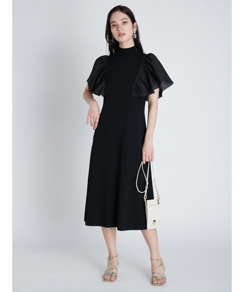 フリルaラインニットワンピース セルフォード Celford D Fashion フリルaラインニットワンピース セルフォード Celford D Fashion
