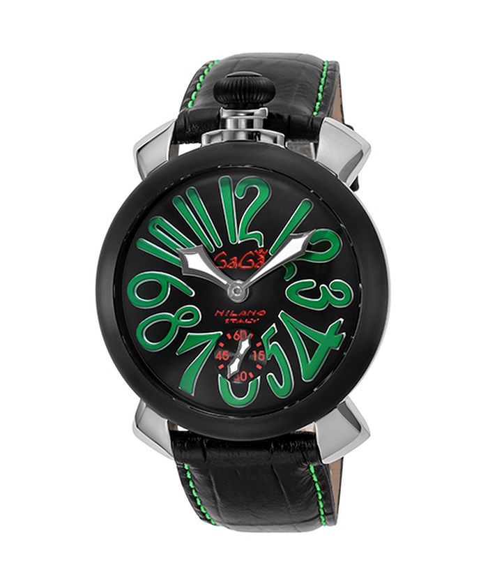 セール 50%OFF】GaGa MILAN ガガミラノ 腕時計 5013.02S－BLK メンズ 