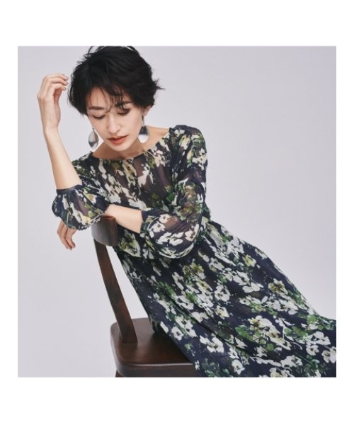 セール 50 Off ランダムプリーツパフスリーブワンピース ミラオーウェン Mila Owen D Fashion