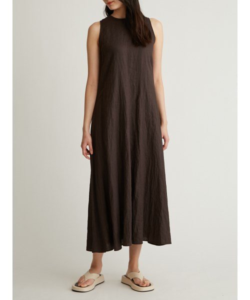 セール 30 Off 雑誌掲載 ステッチワークノースリリネンマキシワンピース ミラオーウェン Mila Owen D Fashion セール 30 Off 雑誌掲載 ステッチワークノースリリネンマキシワンピース ミラオーウェン Mila Owen D Fashion