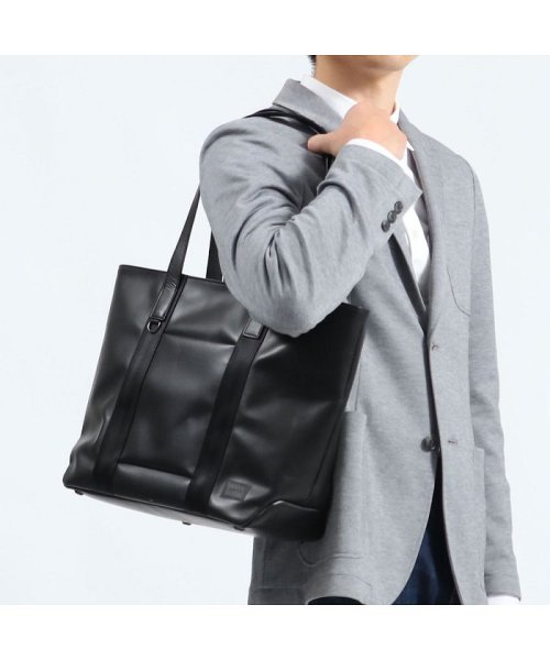 吉田カバン ポーター トートバッグ Porter Commuter コミューター Tote Bag トート 本革 通勤 横型 自立 032 ポーター Porter D Fashion