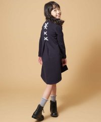 a.v.v(KID'S)/[100－130]バックレースアップトレーナーワンピース[WEB限定サイズ]/503766328