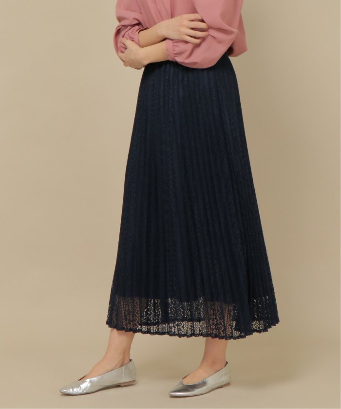 レースプリーツスカート(503697615) | イッカ(ikka) - d fashion