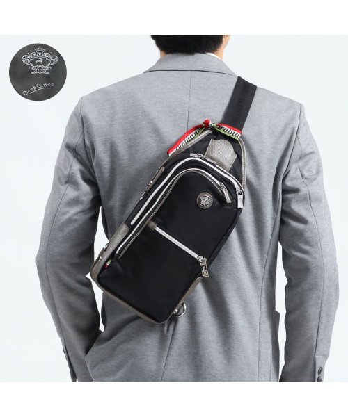 日本正規品 オロビアンコ ボディバッグ Orobianco ワンショルダーバッグ 斜めがけバッグ Gentile G 2層 本革 ワンショルダー オロビアンコ Orobianco D Fashion