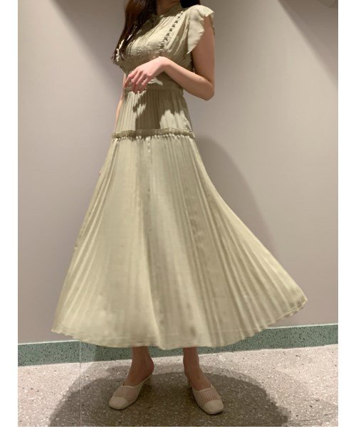 プリーツロングワンピース スナイデル Snidel D Fashion