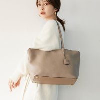 TOPKAPI TREASURE/トプカピ TOPKAPI フロントステッチ レザーA4トートバッグ/503767341