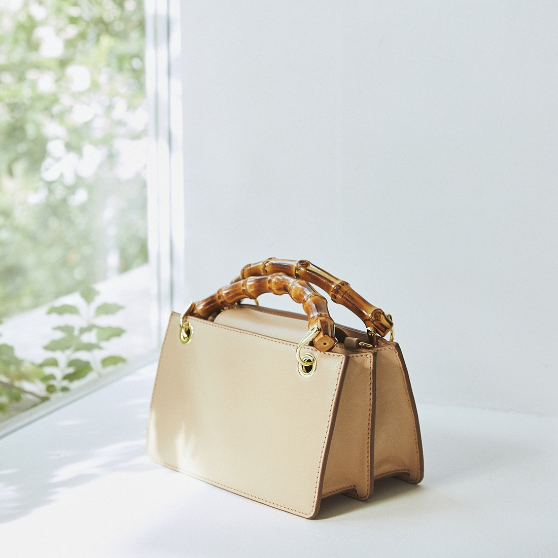 TOPKAPI トプカピ　バンブーハンドル レザー2way ショルダーバッグ トプカピ TOPKAPI バンブーハンドル レザー2way ショルダー