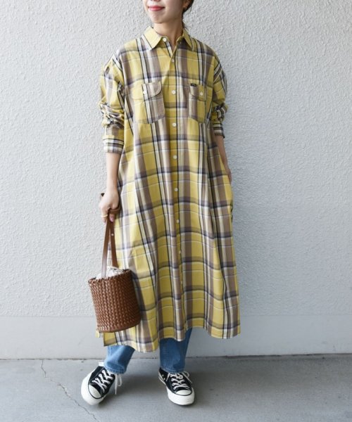Ships Any別注 Lee チェック シャツワンピース シップス エニィ ウィメンズ Ships Any Womens D Fashion Ships Any別注 Lee チェック シャツワンピース シップス エニィ ウィメンズ Ships Any Womens D Fashion