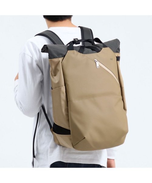 Cie リュック シー Various ヴァリアス Rolltop 01 ロールトップ リュックサック B4 Pc収納 大きめ 撥水 軽量 シー Cie D Fashion