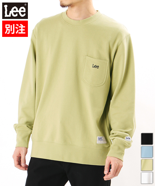 Lee トレーナー スウェット 「Lee」ニット切替スウェット