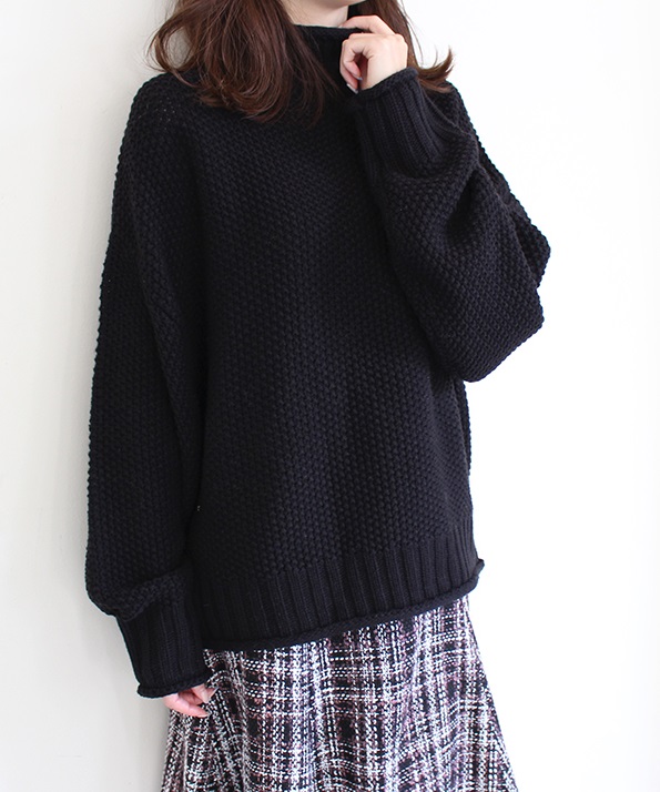 ROBE ローブ 広い タートルニットベスト