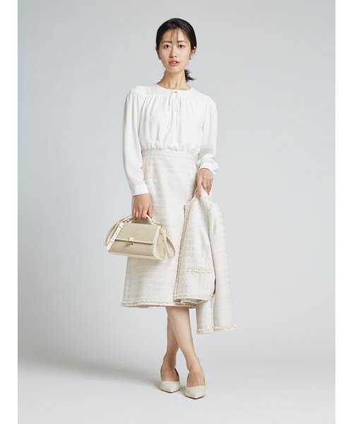 ツイードレイヤードワンピース セルフォード Celford D Fashion ツイードレイヤードワンピース セルフォード Celford D Fashion