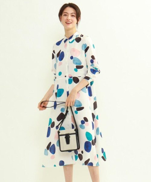 セール 50 Off モダンジオメトリックワンピース インディヴィ Indivi D Fashion セール 50 Off モダンジオメトリックワンピース インディヴィ Indivi D Fashion