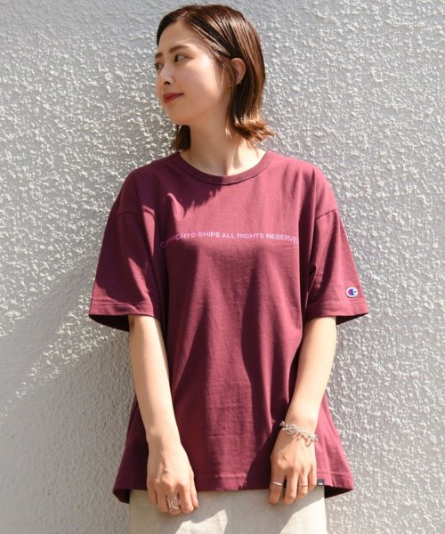 セール 40 Off Web限定 Ships別注 Champion Copyright ロゴ Tシャツ シップス メン Ships Men D Fashion
