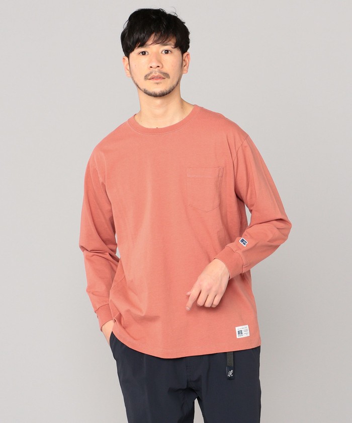 セール】【SHIPS別注】RUSSELL ATHLETIC: ベーシック ポケット T セール】【SHIPS別注】RUSSELL ATHLETIC: ベーシック ポケット T