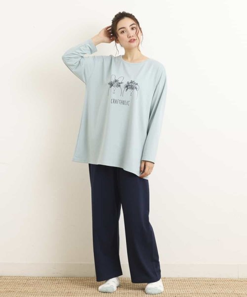 Craftholic Eur3 大きいサイズ ゆるかわロンt パンツルームウェア エウルキューブ Eur3 D Fashion