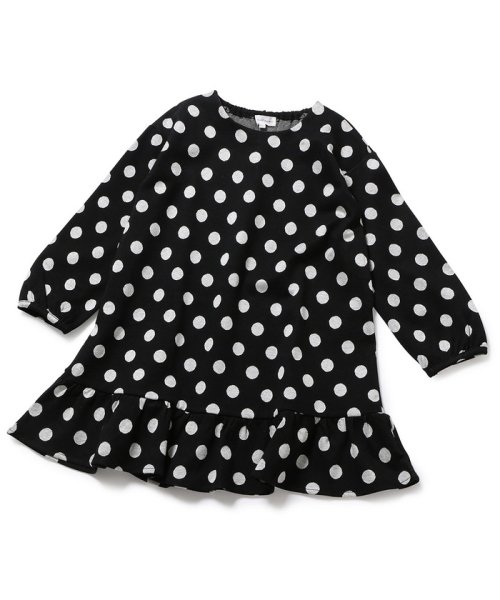 セール Rope Picnic Kids ドットジャカード裾切替えワンピース ロぺピクニックキッズ Rope Picnic Kids D Fashion