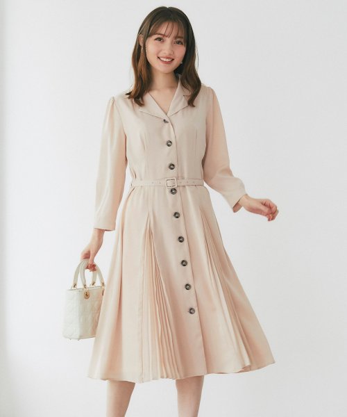 セール 50 Off ベルト付きプリーツ切替トレンチ風ワンピース トッコクローゼットリュクス Tocco Closet Luxe D Fashion セール 50 Off ベルト付きプリーツ切替トレンチ風ワンピース トッコクローゼットリュクス Tocco Closet Luxe D Fashion