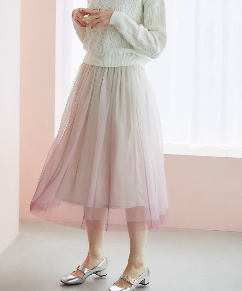 グラデーションチュールスカート トッコクローゼット Tocco Closet D Fashion