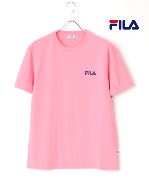 セール Lazar Fila フィラ Bts着用モデル ロゴ プリント クルーネック Tシャツ ラザル Lazar D Fashion