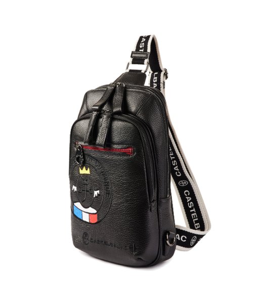 カステルバジャック ボディバッグ ワンショルダーバッグ メンズ ブランド 本革 Castelbajac カステルバジャック Castelbajac D Fashion