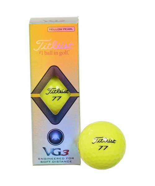 タイトリスト Vg3 Yellow Pearl 3p タイトリスト Titleist D Fashion