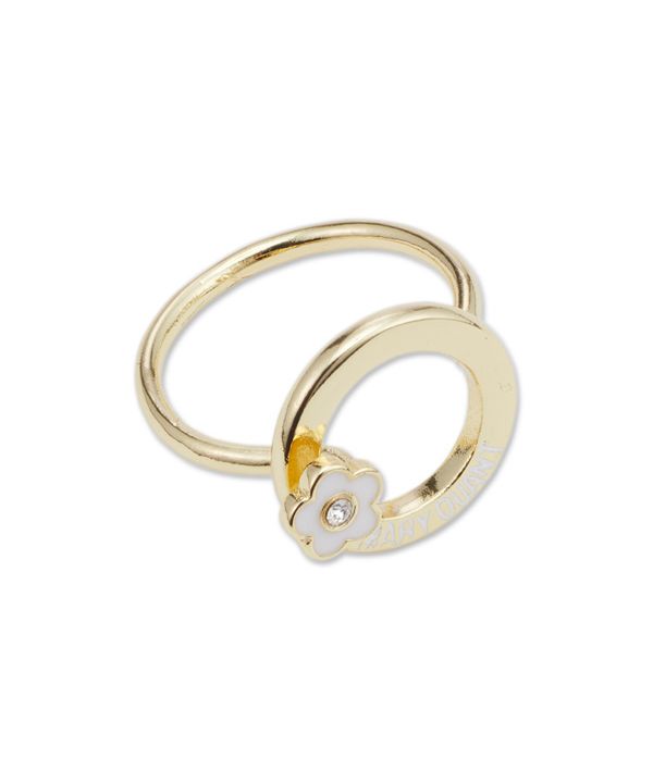 MARY QUANT ネックレス＆ピアス3点セット フラワーモチーフ
