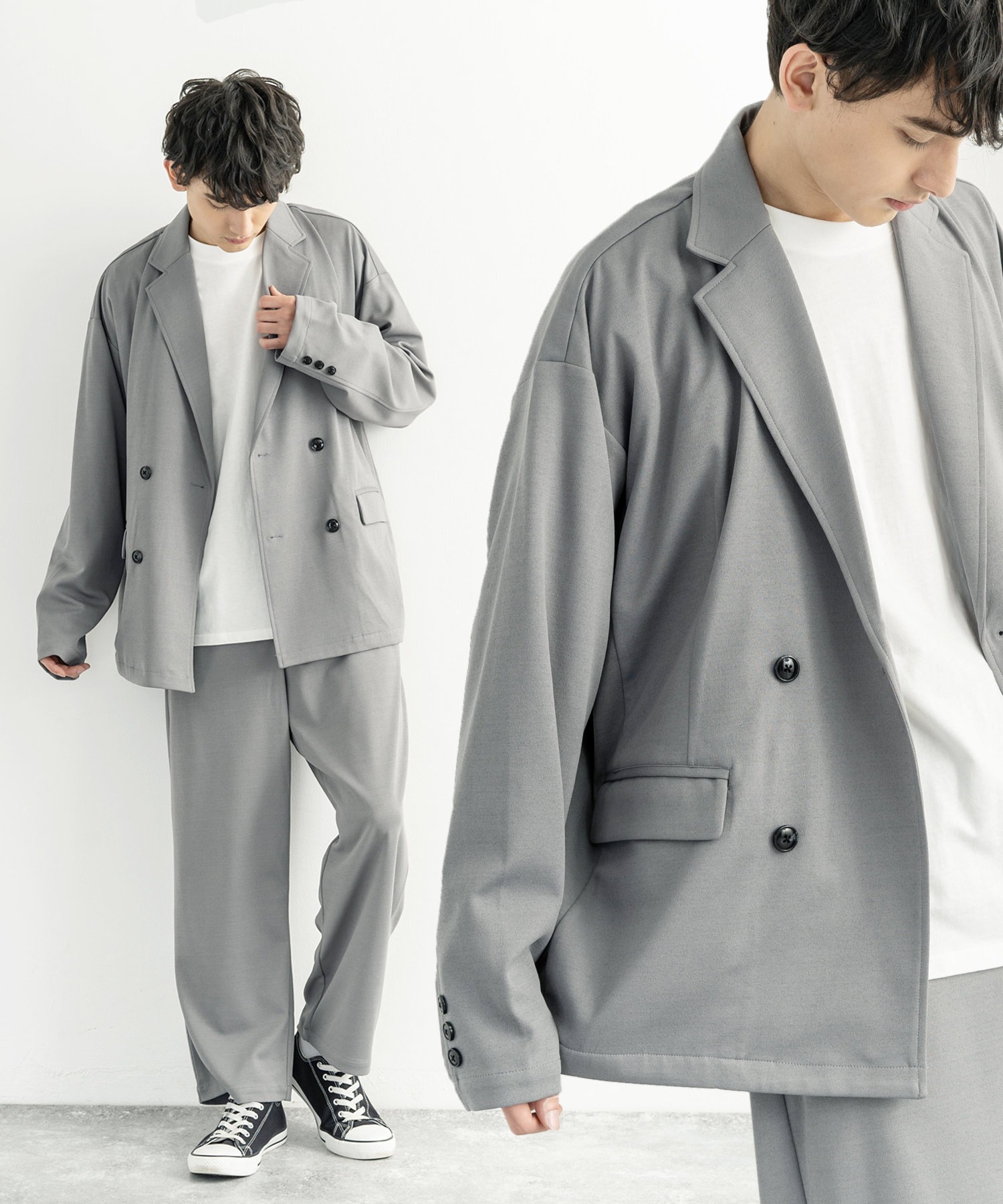 CURLYのセットアップ テーラードジャケット&パンツ