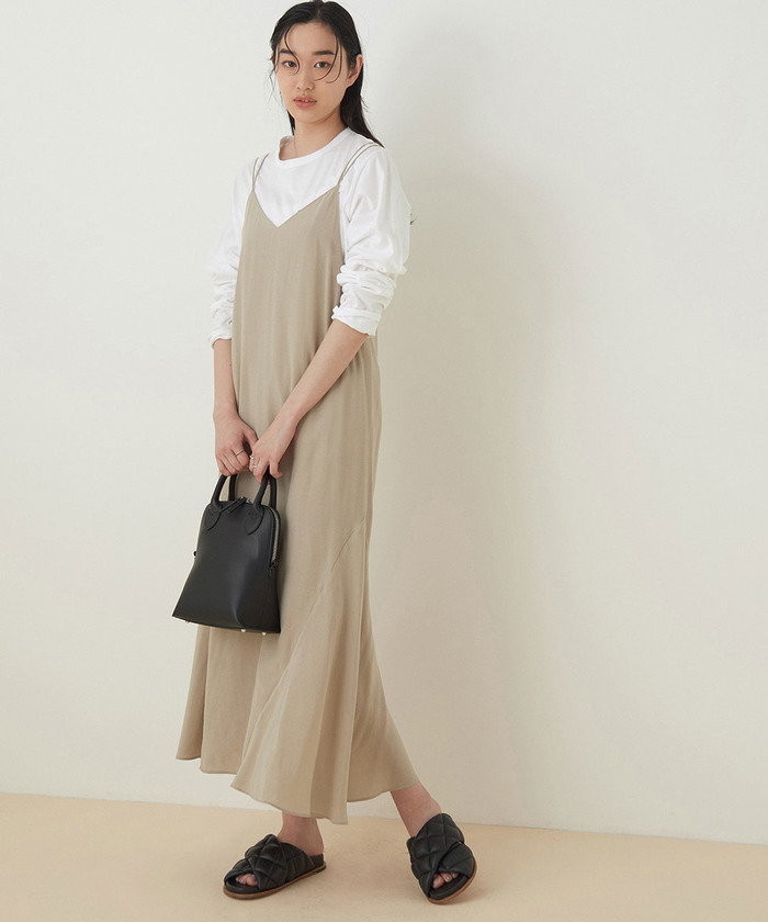 祝開店！大放出セール開催中 セール 40%OFF】キュプラレーヨンキャミワンピース(503390676 ワンピース