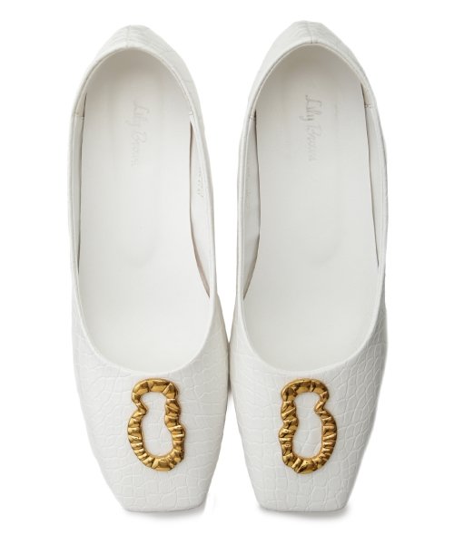 モチーフフラットシューズ リリー ブラウン Lily Brown D Fashion