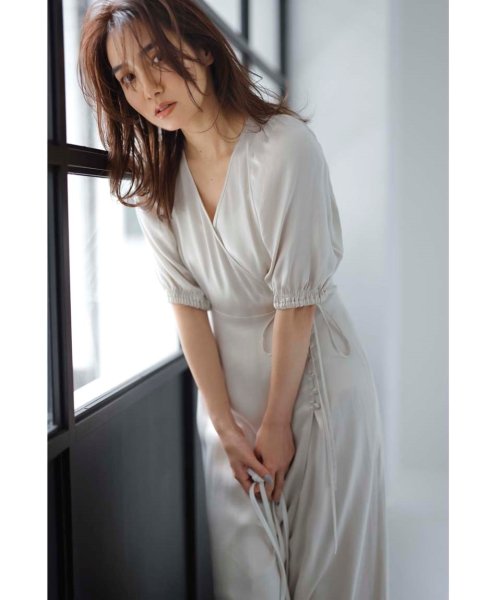 セール 雑誌掲載 Ipekerサテンアシメヘムワンピース フレイ アイディー Fray I D D Fashion セール 雑誌掲載 Ipekerサテンアシメヘムワンピース フレイ アイディー Fray I D D Fashion