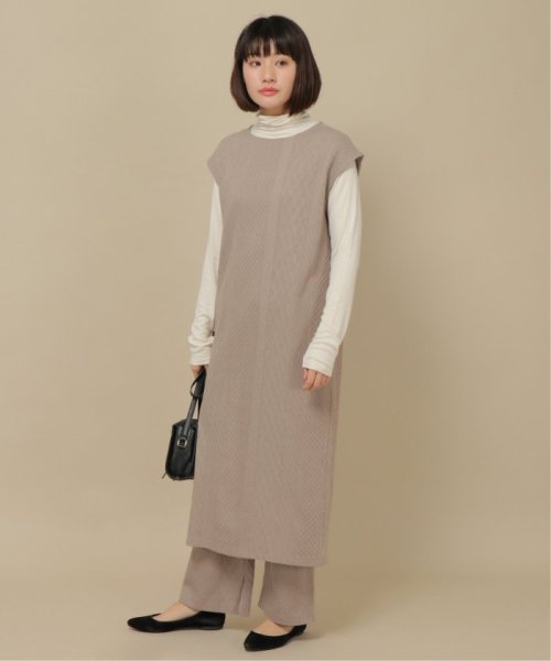 カットジャガードワンピース イッカラウンジ Ikka Lounge D Fashion カットジャガードワンピース イッカラウンジ Ikka Lounge D Fashion