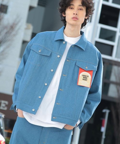 セール 80 Off Web限定 ビッグシルエット ルーズフィットデニムジャケット セットアップ対応可 ザ ショップ ティーケー The Shop Tk D Fashion