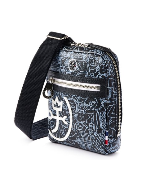 カステルバジャック ガルニエ ショルダーバッグ メンズ ミニ 本革 斜めがけ かっこい Castelbajac カステルバジャック Castelbajac D Fashion カステルバジャック ガルニエ ショルダーバッグ メンズ ミニ 本革 斜めがけ かっこい Castelbajac カステルバジャック Castelbajac D Fashion