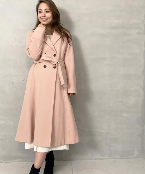 セール ダブルボタンマメードコート ミッシュマッシュ Misch Masch D Fashion セール ダブルボタンマメードコート ミッシュマッシュ Misch Masch D Fashion