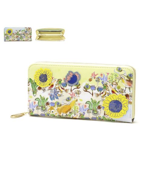 ツモリチサト 財布 Tsumori Chisato Carry 長財布 ラウンドファスナー フラワーガーデン ツモリチサトキャリー Tsumori Chisato Carry D Fashion