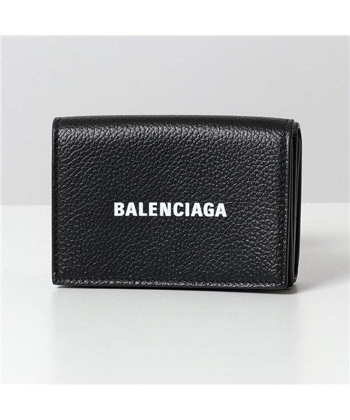 セール Balenciaga バレンシアガ 1izi3 1090 Cash Mini レザー 三つ折り財布 ミニ財布 豆財布 メンズ バレンシアガ Balenciaga D Fashion