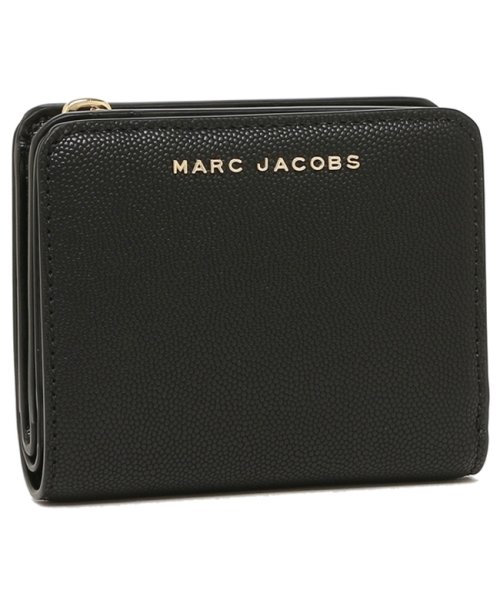 セールマークジェイコブス 二つ折り財布 アウトレット デイリー ミニ財布 ブラック レディース MARC JACOBS M0016993  001(503801090)  マークジェイコブス( Marc Jacobs) - d fashion