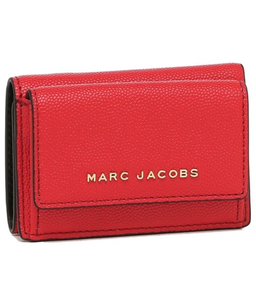 マークジェイコブス 三つ折り財布 アウトレット デイリー ミニ財布 レッド レディース Marc Jacobs M 622 マークジェイコブス Marc Jacobs D Fashion
