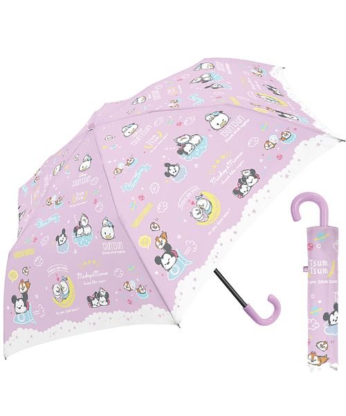 キッズアンブレラ 55cm 折りたたみ傘 ディズニー バックヤード Backyard D Fashion キッズアンブレラ 55cm 折りたたみ傘 ディズニー バックヤード Backyard D Fashion