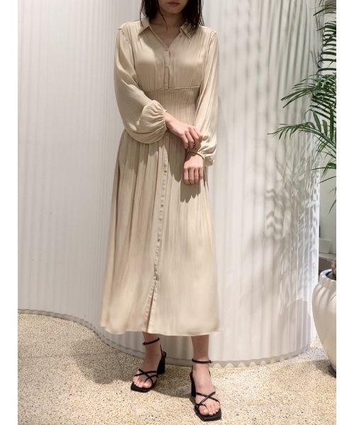 ウエストリブシャツワンピース スナイデル Snidel D Fashion ウエストリブシャツワンピース スナイデル Snidel D Fashion