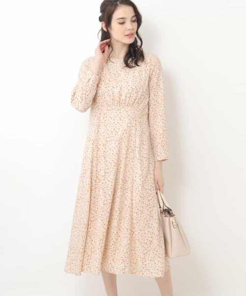 セール 50 Off 切り替えフラワーワンピース オフオン Ofuon D Fashion