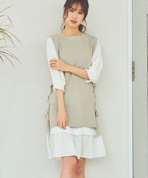 セール ニットベストワンピースset レッセ パッセ Laisse Passe D Fashion セール ニットベストワンピースset レッセ パッセ Laisse Passe D Fashion