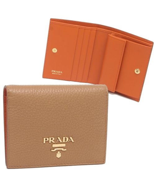 セール プラダ 二つ折り財布 ダイノカラー ミニ財布 ブラウン オレンジ レディース Prada 1mv4 2bg5 F0nv3 プラダ Prada D Fashion セール プラダ 二つ折り財布 ダイノカラー ミニ財布 ブラウン オレンジ レディース Prada 1mv4 2bg5 F0nv3 プラダ Prada D Fashion