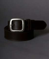 SITRY/リーバイス LEVI'S スクエアバックル 35mm サイドステッチ レザーベルト メンズ カジュアル 革 本革/503811134