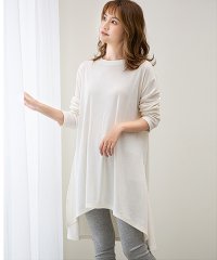 Amulet/アミュレット Amulet スリット入り長袖チュニック スリット ロング丈 長袖 レディース シンプル トップス/503811243