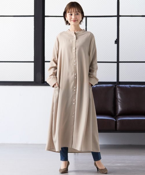 セール ノーカラーとろみシャツワンピ Happy急便 By Verita Jp Happy Exp D Fashion セール ノーカラーとろみシャツワンピ Happy急便 By Verita Jp Happy Exp D Fashion