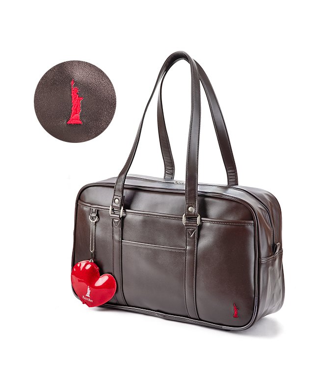 SALE/101%OFF】 sale♬ 新品♡ スクールバッグ スクバ 合皮バック 茶色 ブラウン トート tdh-latinoamerica.de