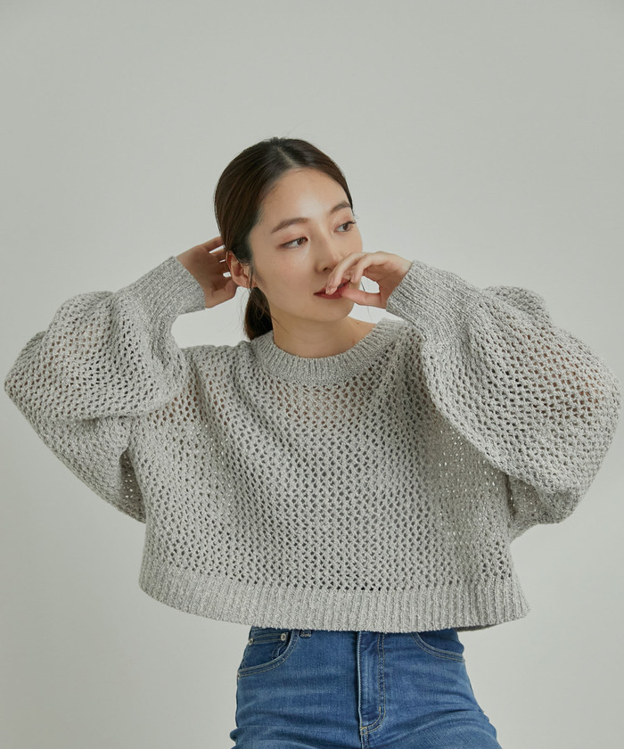 セール 50%OFF】メッシュニットプルオーバー(503814585) | ビス セール 50%OFF】メッシュニットプルオーバー(503814585) | ビス